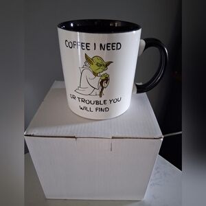 Yoda Coffee Mug, 15 Oz. New In Box